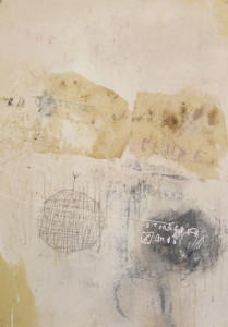 EMANUELE-RAVAGNANI SENZA TITOLO Mixed media collage on paper 2014 50x70cm